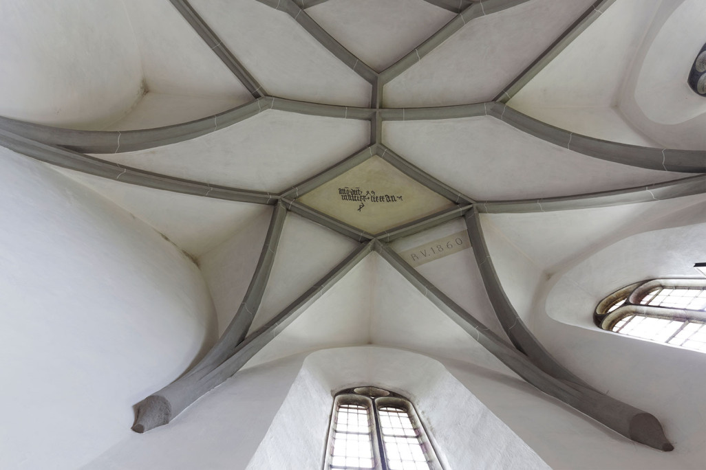 Kirche Scharans, Kreuzgewölbe