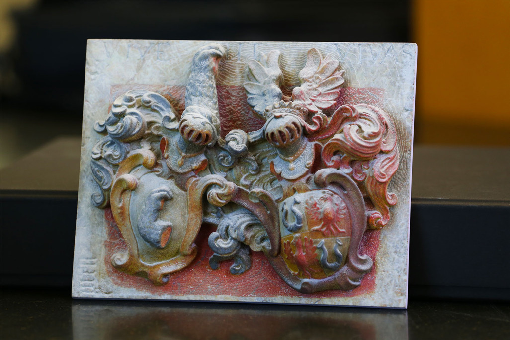 3D-Print Wappen Kirche Scharans