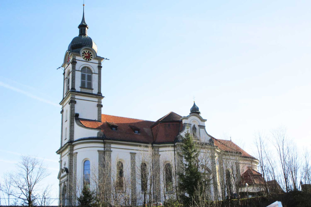Gebäudeaufnahme St. Anna Kirche Schindellegi HMQ AG