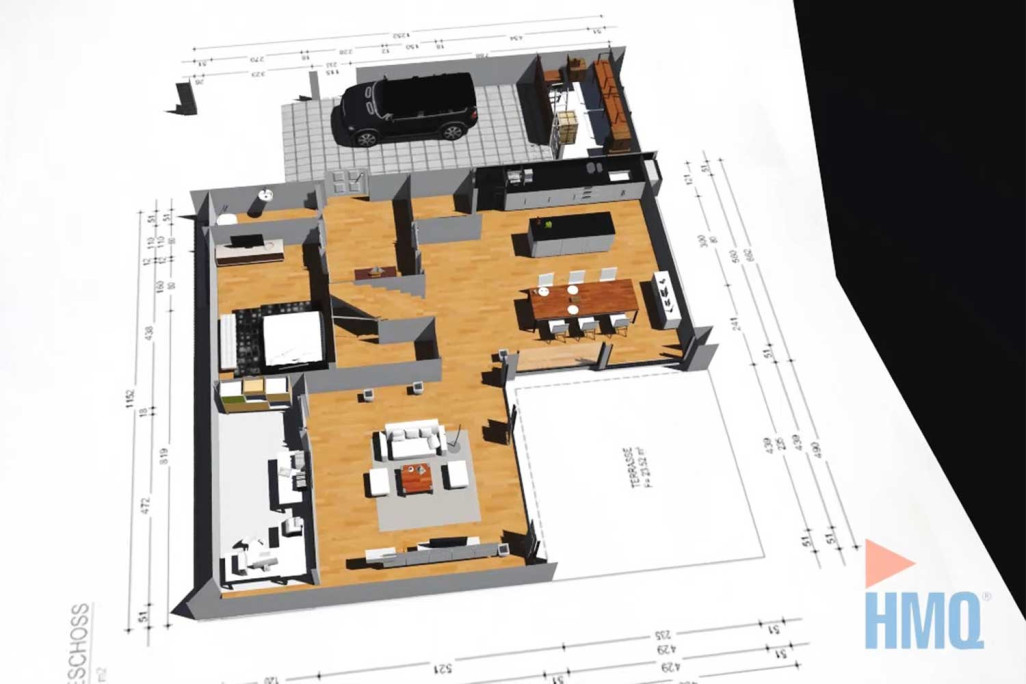 3D-Grundrissplan, HMQ AG
