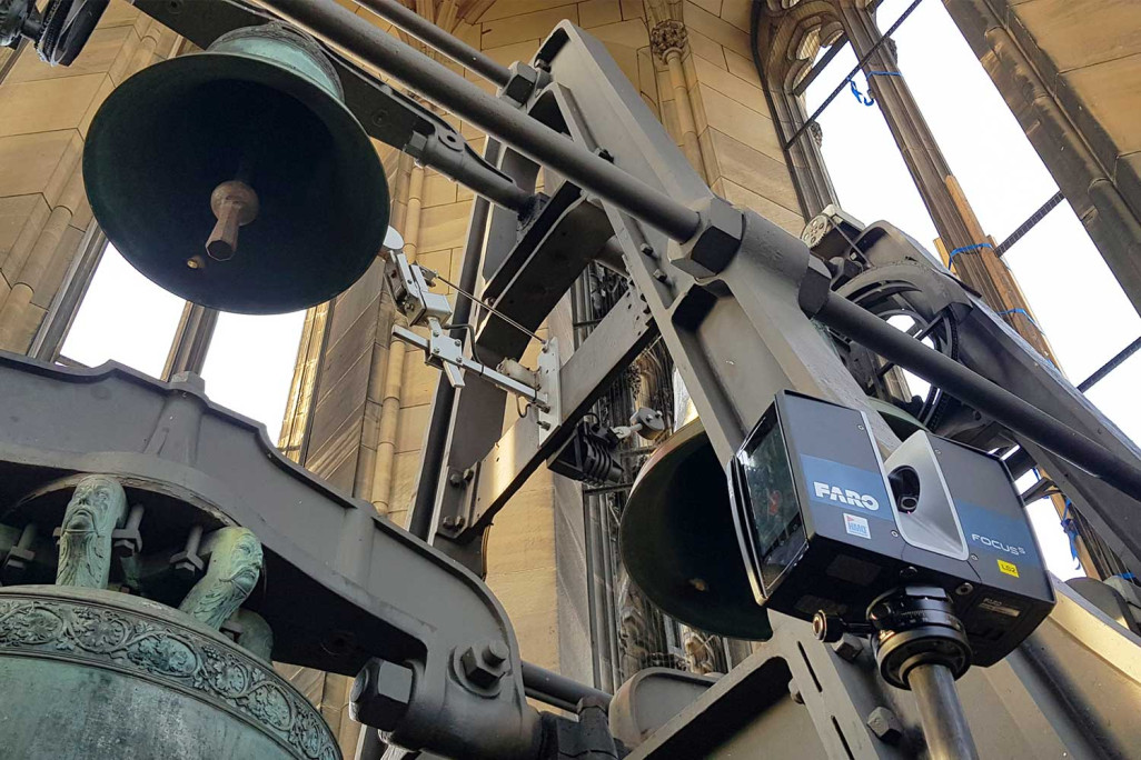 3D-Laserscanning, Elisabethenkirche in Basel, HMQ AG