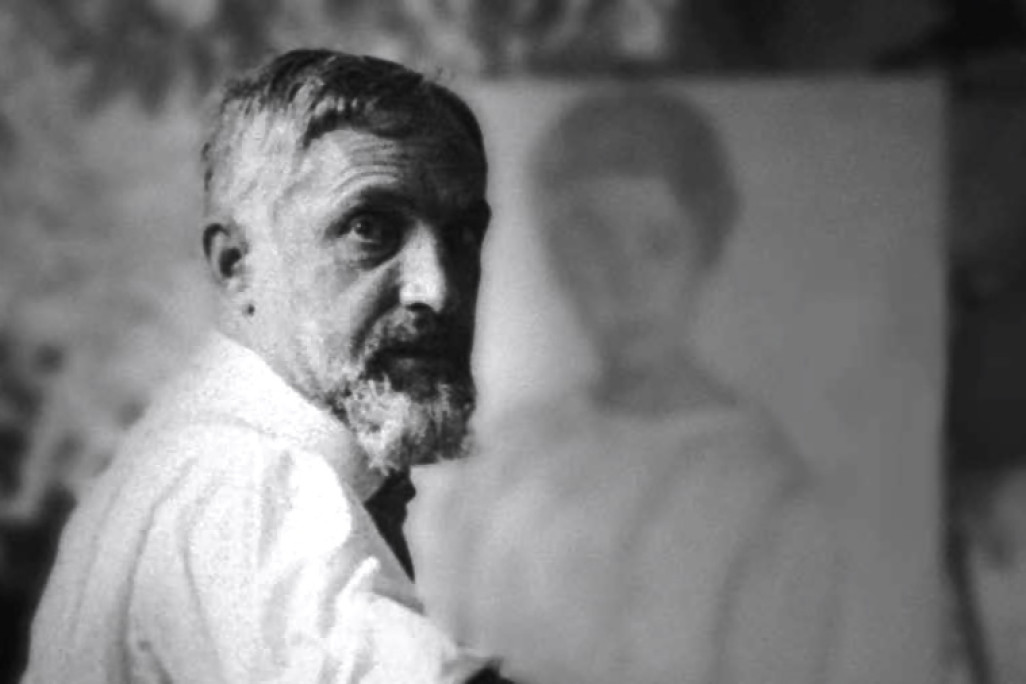 Cuno Amiet, Schwarzweiss-Foto