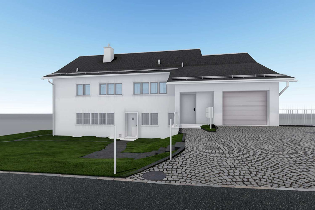 Gebäudevermessung, 3D-Modellierung, HMQ AG