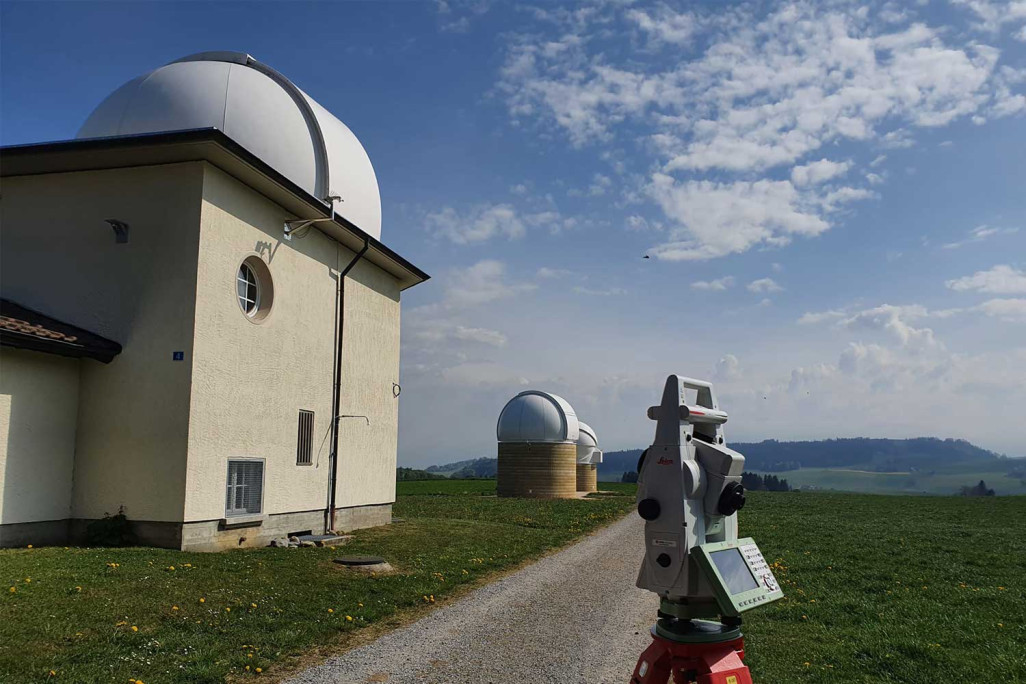 Zimmerwald BE, Sternwarte, Gebäudeaufnahme durch HMQ AG