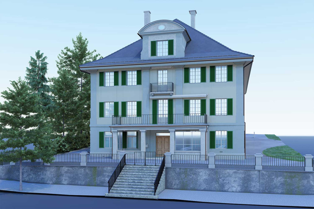 3D-Modell, Gründerhaus der Martin Stiftung, HMQ AG