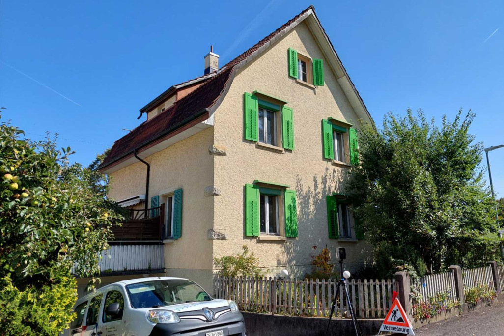 Gebäudeaufnahme in Windisch im Kanton Aargau, HMQ AG