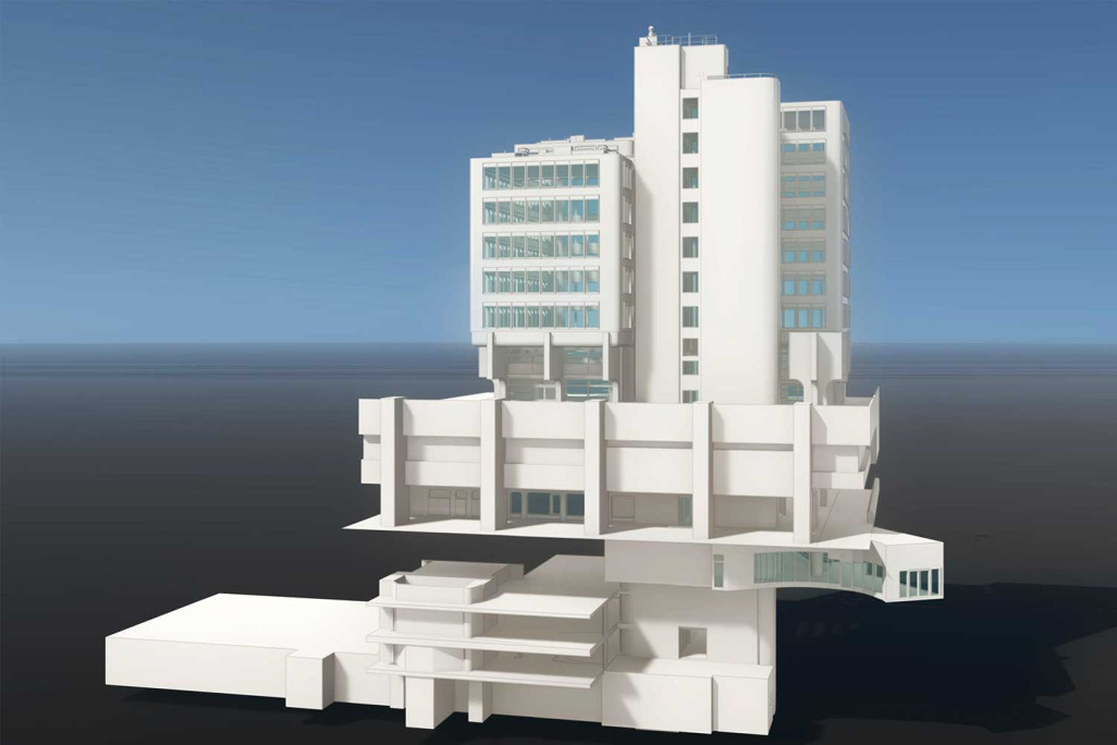 Brugg AG, Einkaufszentrum Neumarkt, 3D ArchiCAD, HMQ AG