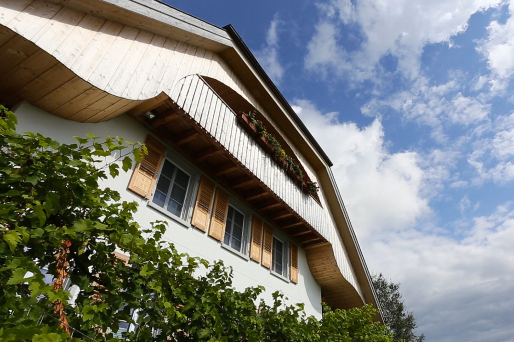 Fassadenansicht Bauernhaus, Utzigen