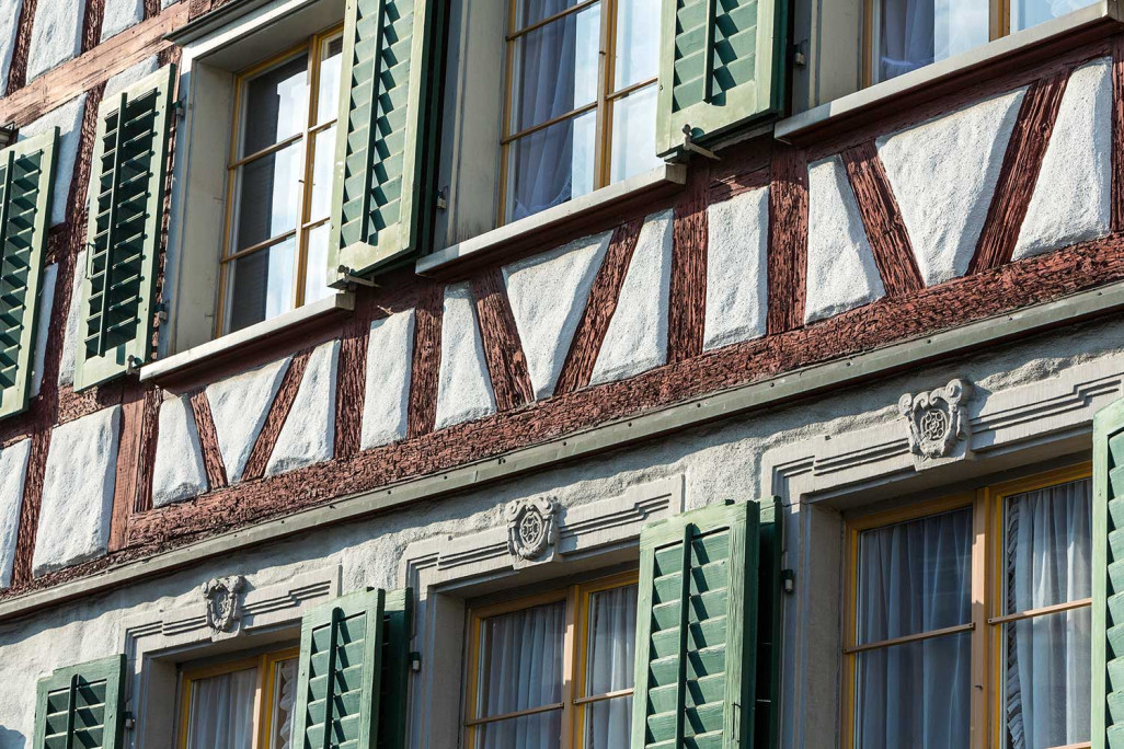 Aufnahme Fassade Strickhaus Thal SG