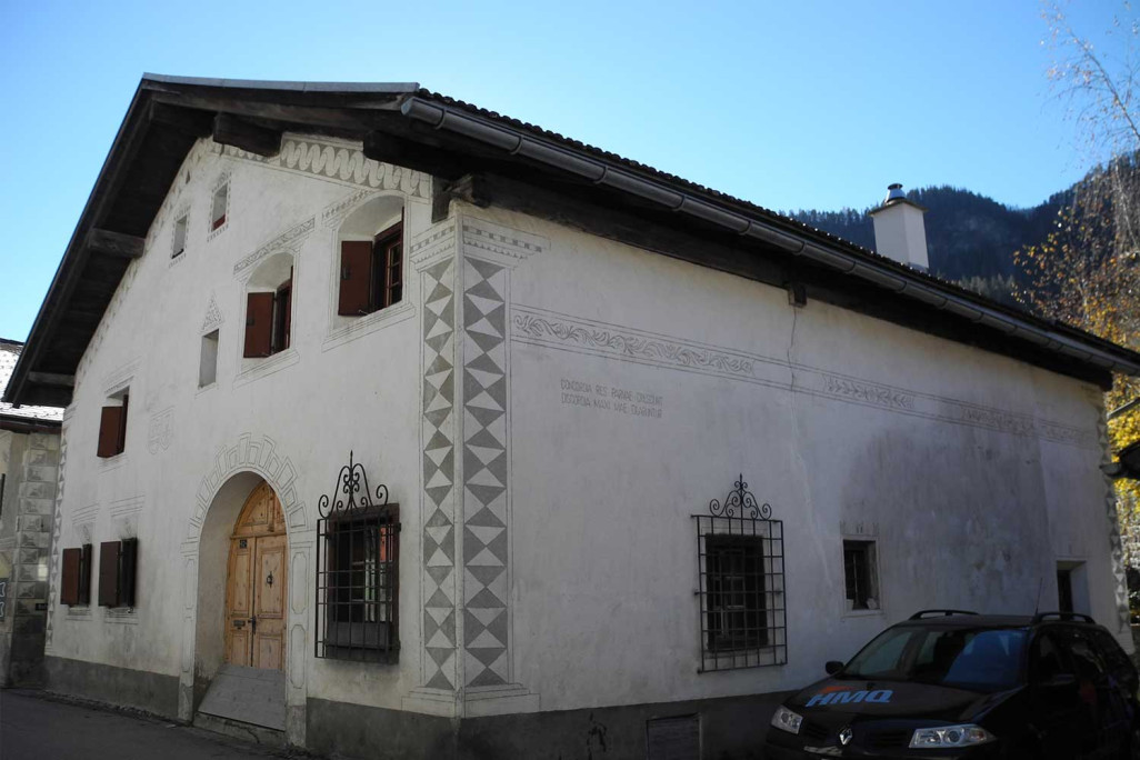 Engadinerhaus in Filisur, Gebäudeaufnahme, HMQ AG