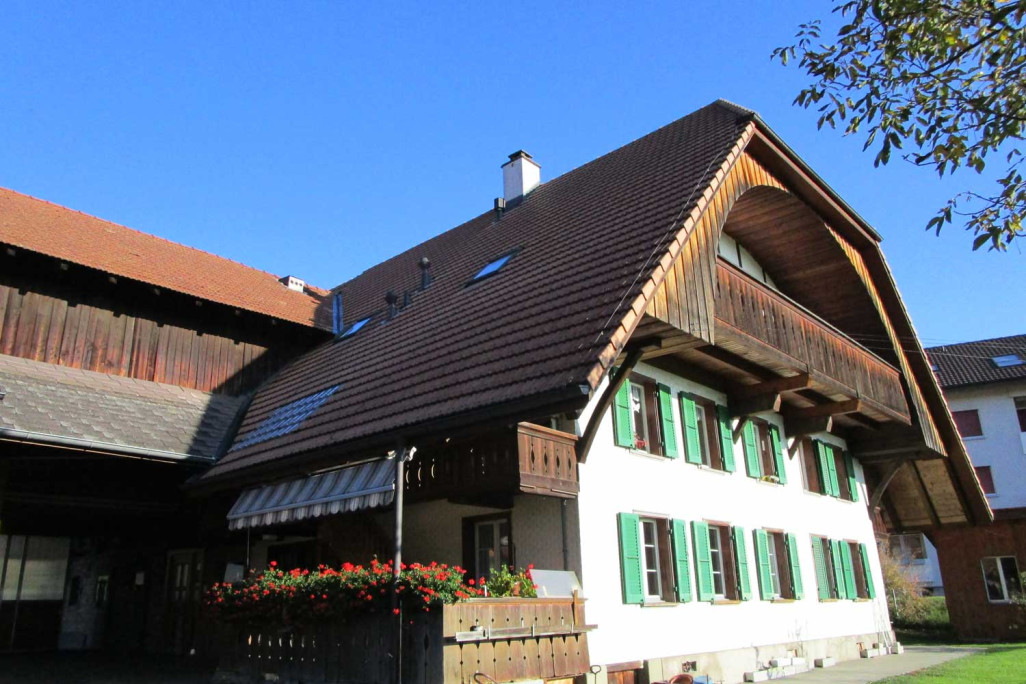 Gebäudeaufnahme Bauernhaus Vechigen BE