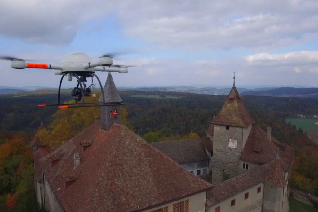 Multikopteraufnahme Schloss Kyburg, HMQ AG