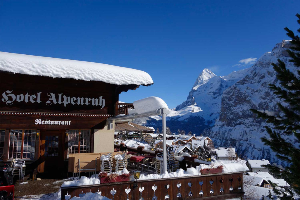 Hotel Alpenruh in Mürren, Gebäudevermessung, HMQ AG