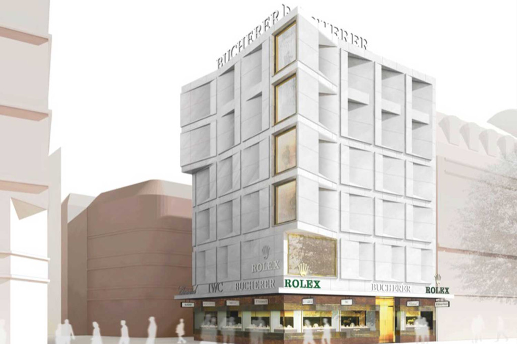 Visualisierung Bucherer, Architekturvermessung, HMQ AG