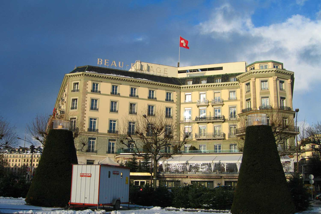 Gebäudevermessung vom Luxushotel Beau-Rivage in Genève, HMQ AG