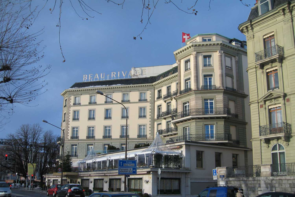 Gebäudevermessung vom Luxushotel Beau-Rivage in Genève, HMQ AG