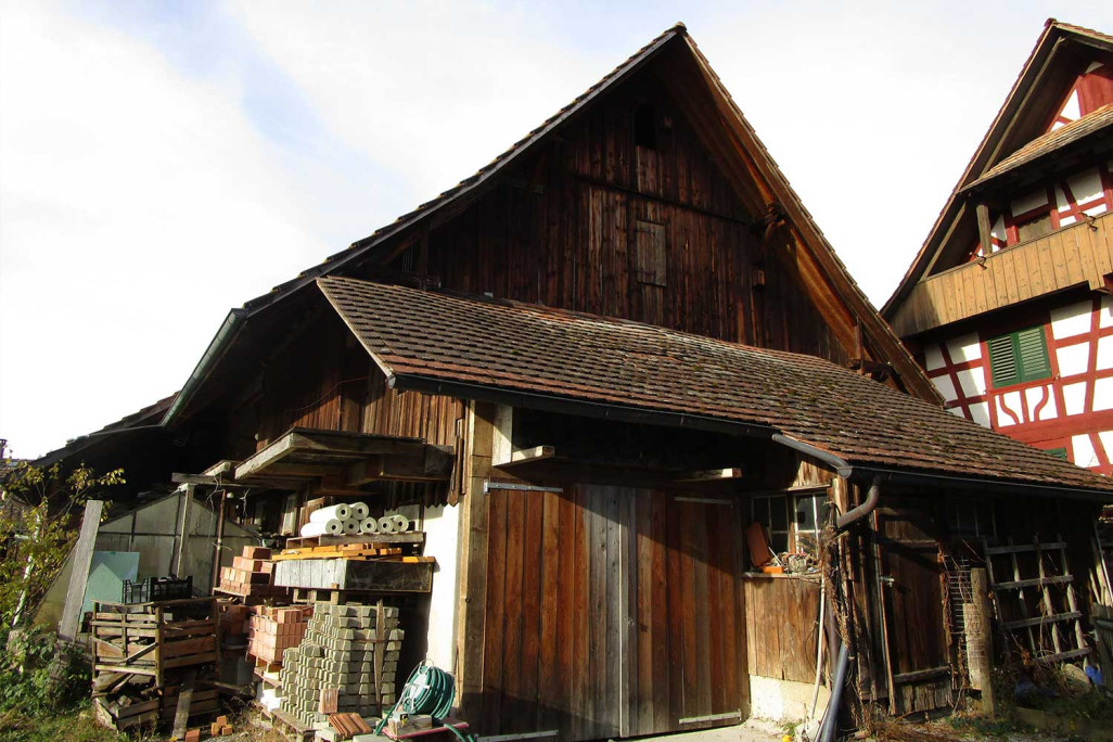 Gebäudeaufnahme Scheune mit Laserscanning, HMQ AG